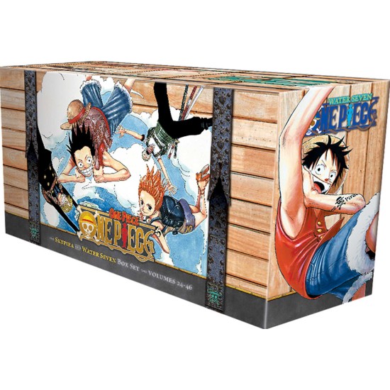 One Piece Box Set 2: Skypiea and Water Seven (Vol.24-46) with Premium (EN) Paperback - Kolekcijas mangas dāvanu komplets (Eiichiro Oda)