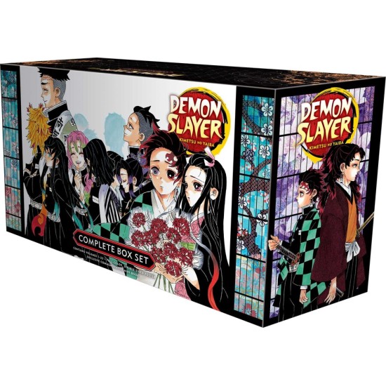 Demon Slayer: Kimetsu no Yaiba Complete Box Set (Vol.1-23) (EN) Paperback - Kolekcijas mangas dāvanu komplets (Koyoharu Gotouge)