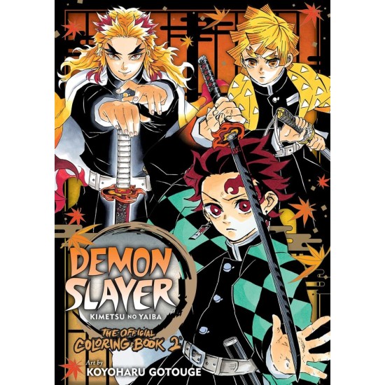 Demon Slayer: Kimetsu no Yaiba: The Official Coloring Book 2 - Разукрашиваемая графическая новелла (Koyoharu Gotouge)