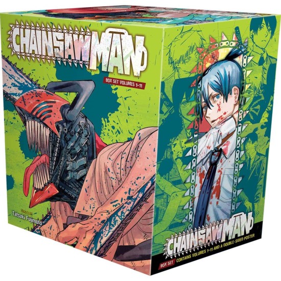Chainsaw Man Box Set (Vol.1-11) (EN) Paperback - Kolekcijas mangas dāvanu komplets (Tatsuki Fujimoto)