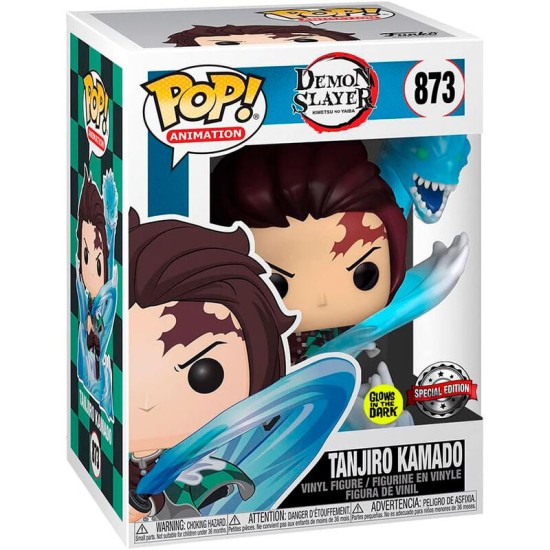Funko POP! Demon Slayer Kimetsu no Yaiba Figure 9cm - Tanjiro Kamado Exclusive (873) - Виниловая фигурка