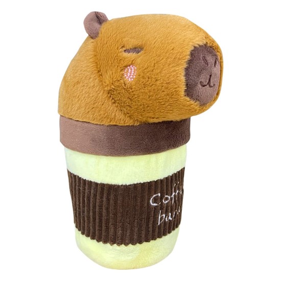 Joy Toy Capybara Plush Toy 22cm - Coffeebara - Plīša rotaļlieta