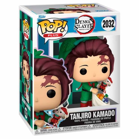Funko POP! Demon Slayer Figure 9cm - Tanjiro Kamado Holiday (2032) - Vinyl figure