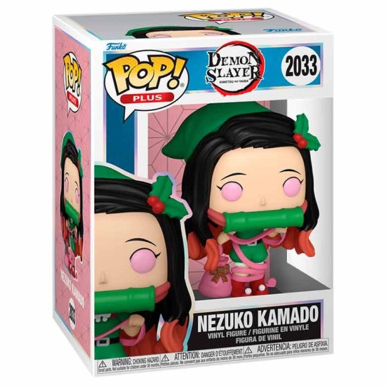 Funko POP! Demon Slayer Figure 9cm - Nezuko Kamado Holiday (2032) - Vinyl figure