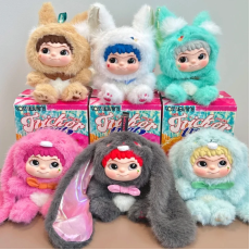 Letsvan Wakuku Trickor Treat Series Blind Box Plush Doll 17cm - Plīša monstriņš / Piekarināms aksesuārs / Somas piekariņš