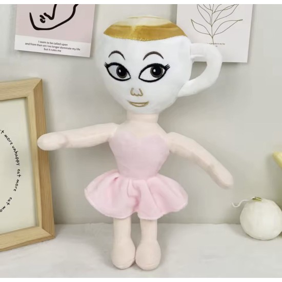Italian Brainrot / AI Italian Animals Plush Toy 50cm - Ballerina Cappuccina - Plīša rotaļlieta