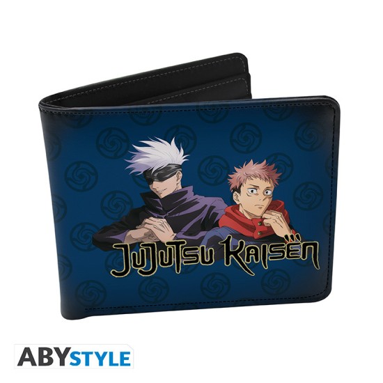 ABYstyle Jujutsu Kaisen Bi-fold Wallet 9.5 x 11cm - Itadori & Gojo