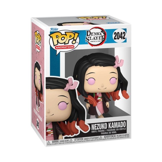 Funko POP! Demon Slayer Kimetsu no Yaiba Figure 9cm - Nezuko (Human) (2042) - Vinila figūriņa