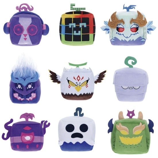 Phatmojo Minecraft Blox Fruits Assorted Blind Box Plush Toy 10cm - Plīša rotaļlieta