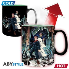 ABYstyle Jujutsu Kaisen Heat Change Ceramic Mug 460ml - Itadori & Sukuna - Krūze