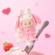 Pop Mart The Monsters x Hello Kitty an Friends series Blind Box Vinyl / Plush Keychain - Плюшевый Монстрик / Подвесной аксессуар / Обвес на сумку