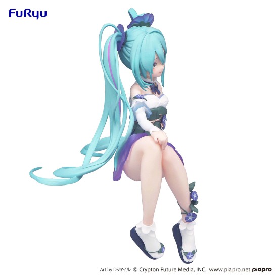 Furyu Hatsune Miku Noodle Stopper Figure 14cm - Miku Flower Fairy Morning Glory - Plastmasas figūriņa