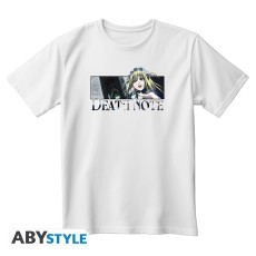 ABYstyle Death Note Misa T-shirt - XS izmērs / Balts - Vīriešu kokvilnas T-krekls