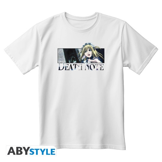 ABYstyle Death Note Misa T-shirt - XXL izmērs / Balts - Vīriešu kokvilnas T-krekls