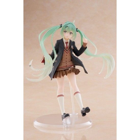 Taito Prize Hatsune Miku Ver. Fashion Preppy Figure 18cm - Hatsune Miku - Plastmasas figūriņa