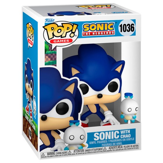 Funko POP! Sonic Figure 9cm - Sonic with Chao (1036) - Vinyl figure