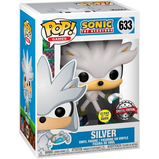 Funko POP! Sonic Figure 9cm - Silver Exclusive (633) - Vinyl figure
