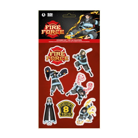 SD Toys Fire Force Deluxe Sticker Set