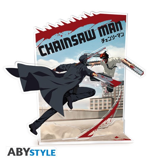 ABYstyle Chainsaw Man Acryl Figure 16cm - Denji vs Demons - Akrila figūriņa