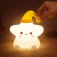 Light Friendly Little Star 3D Silicone LED Night Lamp 14cm - Zvaigznīte - LED lampa