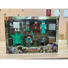 Minecraft Dungeons: Jungle Awakens V2 - Plastmasas figūriņu komplekts (9 gab.)