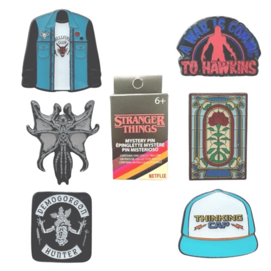Loungefly Stranger Things Mystery Blind Box Assorted Enamel Pin - Piespraude