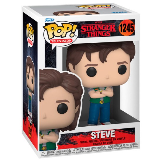 Funko POP! Stranger Things Figure 9cm - Steve (1245) - Vinila figūriņa