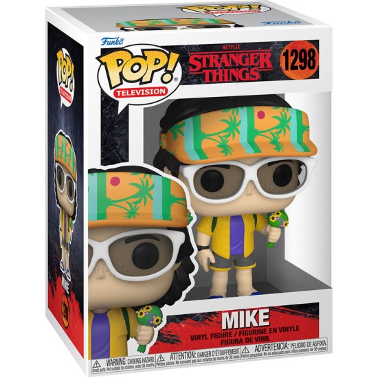 Funko POP! Stranger Things Figure 9cm - Mike (1298) - Vinila figūriņa