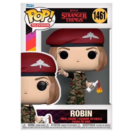 Funko POP! Stranger Things Figure 9cm - Robin (1461) - Vinila figūriņa