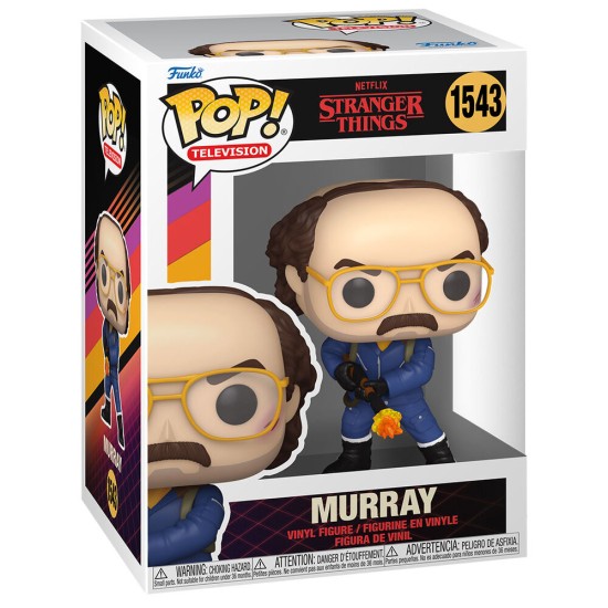 Funko POP! Stranger Things Figure 9cm - Murray (1543) - Vinila figūriņa