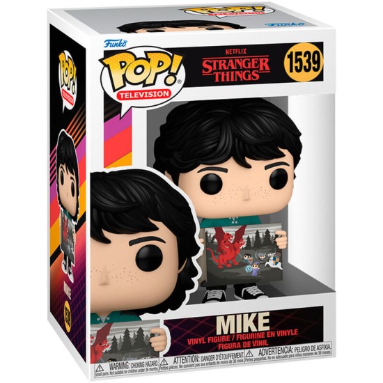 Funko POP! Stranger Things Figure 9cm - Mike (1539) - Vinila figūriņa