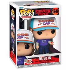 Funko POP! Stranger Things Figure 9cm - Dustin Exclusive (1249) - Vinila figūriņa