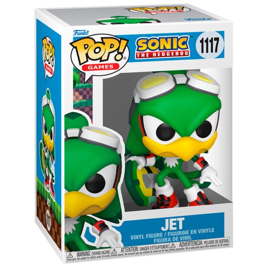 Funko POP! Sonic Figure 9cm - Jet (1117) - Виниловая фигурка
