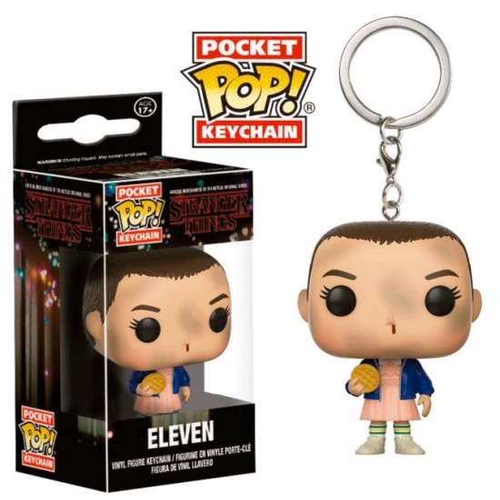 Funko Pocket POP! Stranger Things Keychain - Eleven - Vinila atslēgu piekariņš