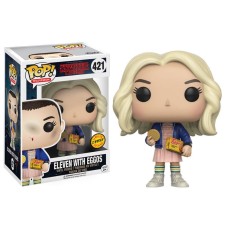 Funko POP! Stranger Things Figure 9cm - Eleven with Eggos Chase (421) - Vinila figūriņa