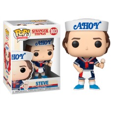 Funko POP! Stranger Things 3 Figure 9cm - Steve with Hat and Ice Cream (803) - Vinila figūriņa