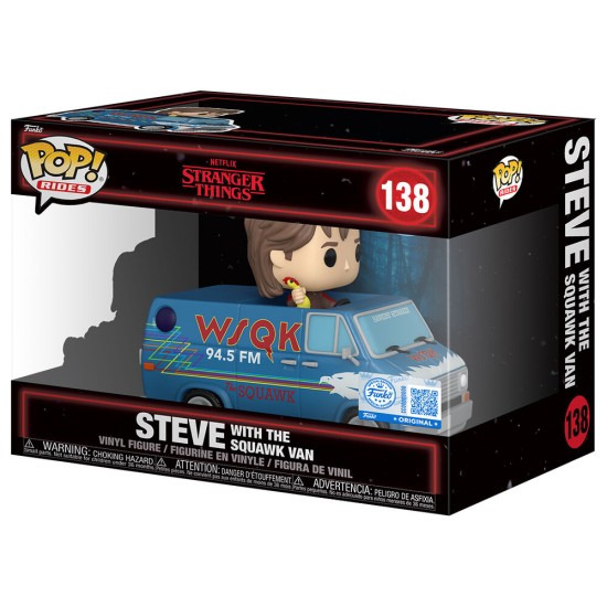 Funko POP! Stranger Things 5 Figure 9cm - Steve with the Squawk Van (138) - Vinyl figure