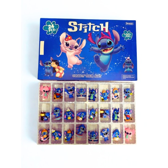 Stitch Advent Calendar V2 (24 psc. / 12 Figure Types) - Adventes kalendārs ar figūrīņām