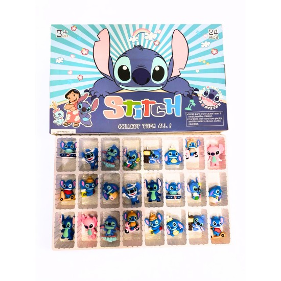 Stitch Advent Calendar V3 (24 psc. / 12 Figure Types) - Adventes kalendārs ar figūrīņām