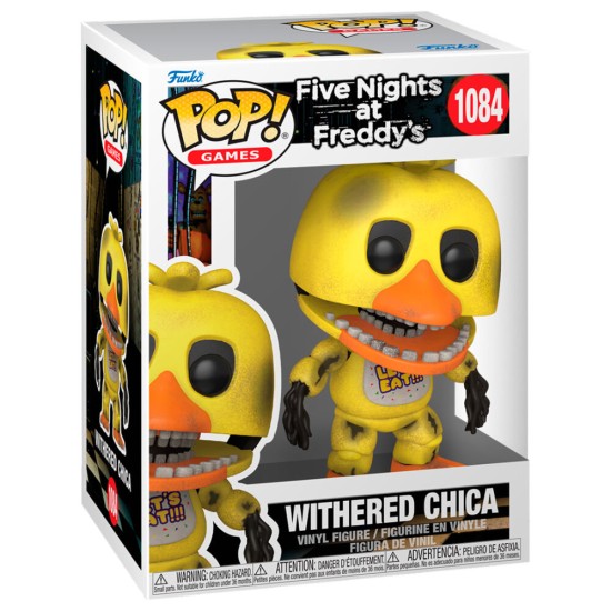 Funko POP! Five Nights at Freddy's Figure 9cm - Withered Chica (1084) - Vinila figūriņa