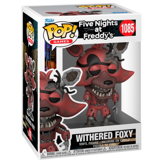 Funko POP! Five Nights at Freddy's Figure 9cm - Withered Foxy (1085) - Vinila figūriņa