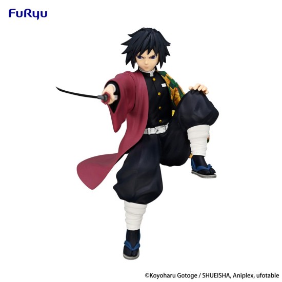 Furyu Demon Slayer Kimetsu no Yaiba Noodle Stopper Figure 14cm - Giyu Tomioka - Plastmasas figūriņa