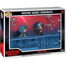 Funko POP! Stranger Things Deluxe Phase Three Figure - Dustin / Eddie / Demobats (05) - Vinila figūriņa