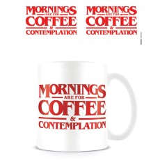 Pyramid Stranger Things Morning are for Coffee Mug - Krūze