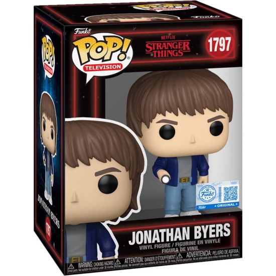 Funko POP! Stranger Things 5 Figure 9cm - Jonathan Byers Exclusive (1797) - Vinila figūriņa