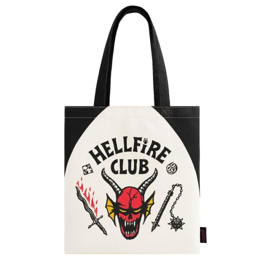 Cerda Stranger Things Hellfire Club Shopping Bag 36 x 40 cm - Iepirkumu soma