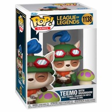 Funko POP! League of Legends Figure 9cm - Teemo with Mushroom (1138) - Vinila figūriņa