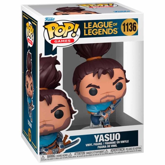 Funko POP! League of Legends Figure 9cm - Yasuo (1136) - Vinila figūriņa