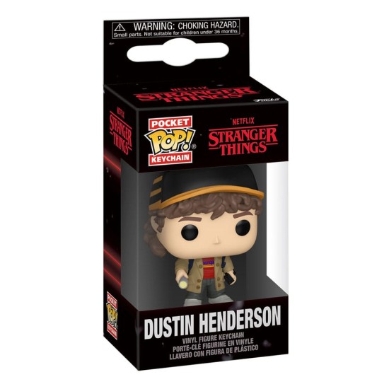 Funko Pocket POP! Stranger Things Keychain - Dustin Henderson - Vinila atslēgu piekariņš