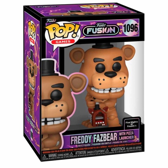 Funko POP! Fusion Five Nights at Freddy's Figure 9cm - Freddy Fazbear with Pizza Launcher (1096) - Vinyl figure
